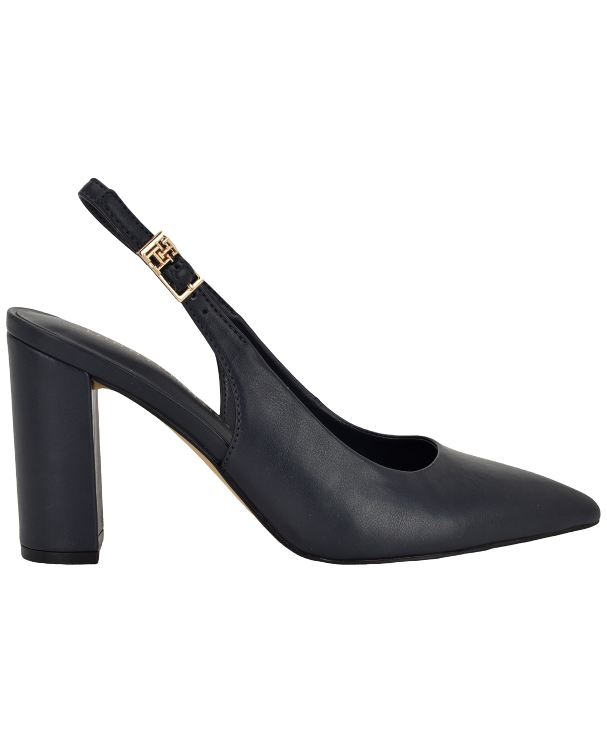 Tommy Hilfiger Women's Azalee High Block Heel Slingback Pumps In Blue