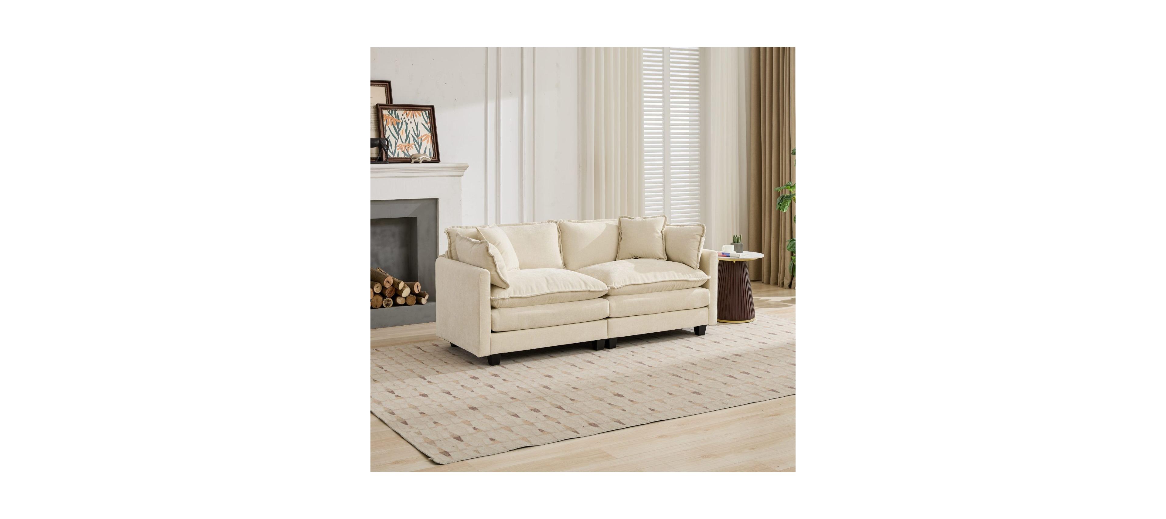 Streamdale Cloud Couch: Ultimate Comfort Chenille Sofa with Ergonomic Support