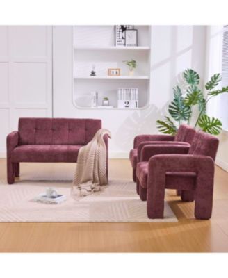 Streamdale Nordic Modern Double Armchair Sofa for Living Room & Bedroom