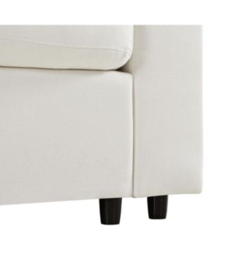 Large U-Shaped Sectional Sofa with 2 Ottomans, Chenille Fabric, Modular Design