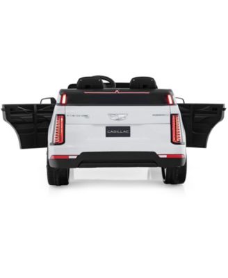 24V Licensed Cadillac Two-Seater Ride-On Truck with Remote Control - White