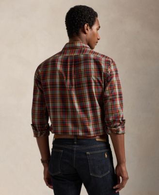 Men's Classic-Fit Plaid Performance Shirt