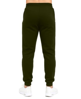 Men's Modern-Fit Heavyweight Jogger Sweatpants with Zipper Side Pockets
