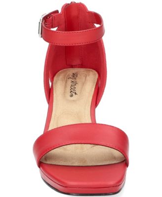 Ro Square Toe Heeled Sandals