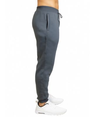 Men's Modern-Fit Heavyweight Jogger Sweatpants with Zipper Side Pockets