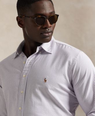 Men's Big & Tall Striped Classic Oxford Shirt
