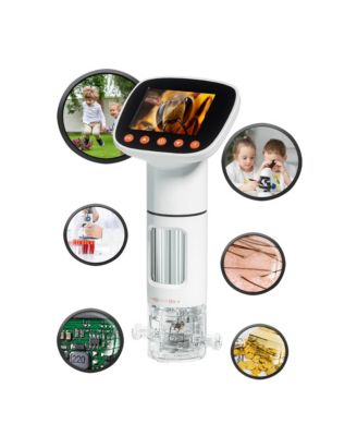 Kids Digital Microscope - 2" IPS Screen, 2MP Pictures & 1080P Videos
