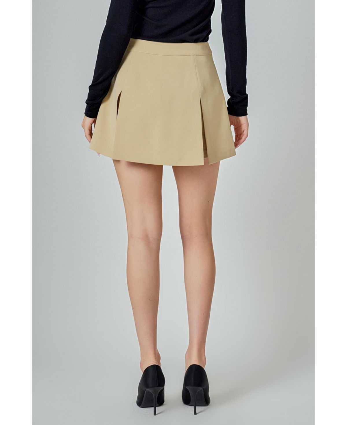 Endless rose Women's Wide Single Pleat Skort