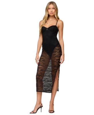 chinese dress ladies Amazon.com: GRMLRPT Women Sexy Lace Patchwork Maxi Dress Spaghetti Straps  Y2K Sheer Long Bodycon Club Cocktail Long Dresses,Black,S : Clothing, Shoes  & Jewelry main image 1