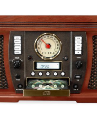 Aviator Signature Bluetooth Record Player, Mahogany