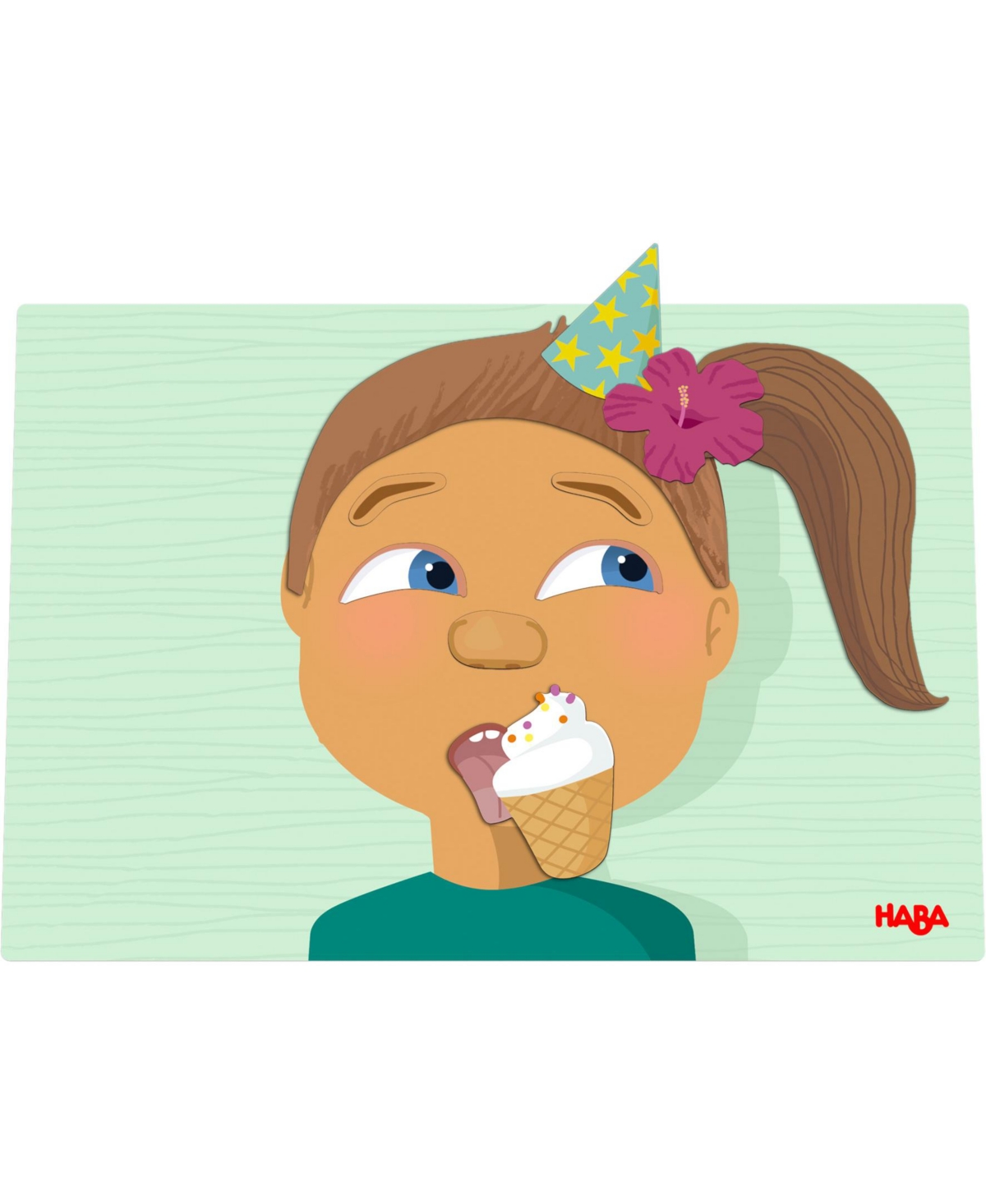 Haba Magnetic Puzzle Funny Faces Mix & Match Travel Activity