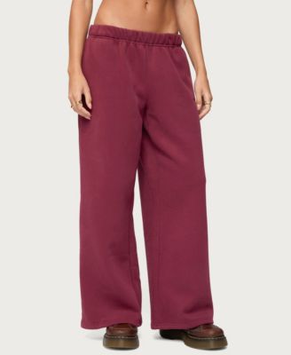 Women's Basic Girl Wide Leg Sweatpants