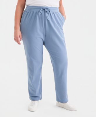 Style & Co Plus Size Knit Pull-On Pants, Macy's Exclusive