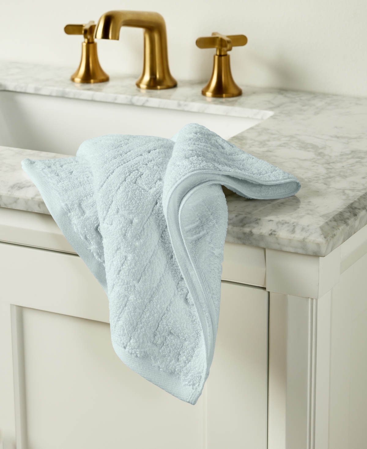 Hotel Collection Sculpted Chain-Link Hand Towel, 16" x 30", Exclusively at Macy's