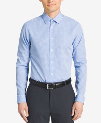 light blue checkered dress shirt