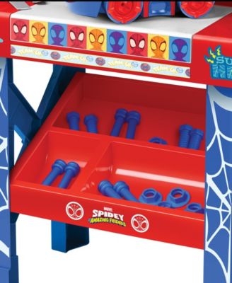 Spidey and His Amazing Friends Tool Bench Playset with Take Apart Car