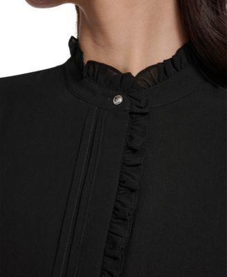 Women's Ruffle-Front Top