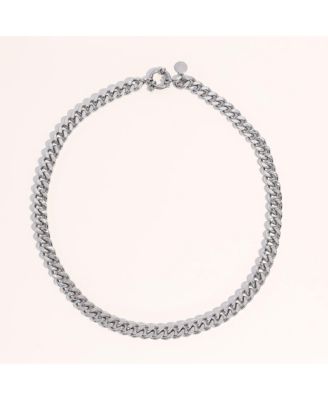Stainless Steel Curb Chain Necklace