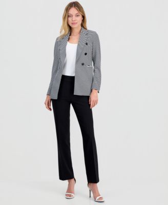 Women's Pull-On Mid-Rise Straight Pants