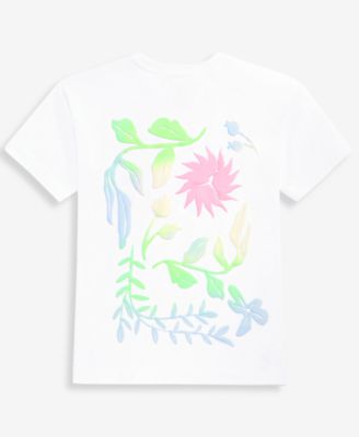 Girls' 7-16 Floral Basketball Graphic T-Shirt