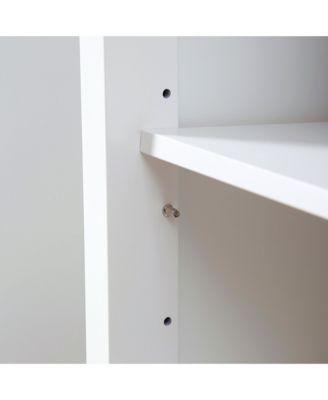 Mobile Serving Kitchen Island Cart Dining Table w/ Rubberwood Top Wheels