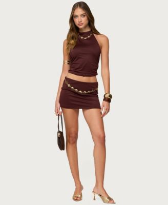 Women's Briar Chain Belt Mini Skirt