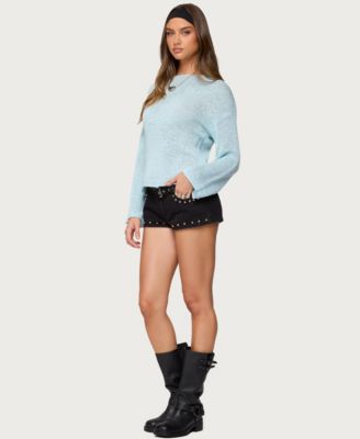 Women's Drop Shoulder Light Knit Sweater