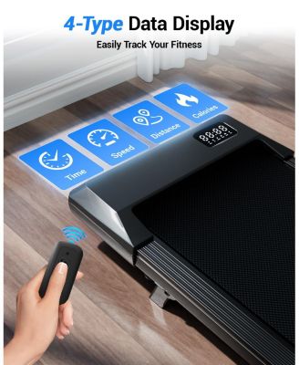 6% Incline Under Desk Walking Pad 3 In 1 treadmills For Home easy store