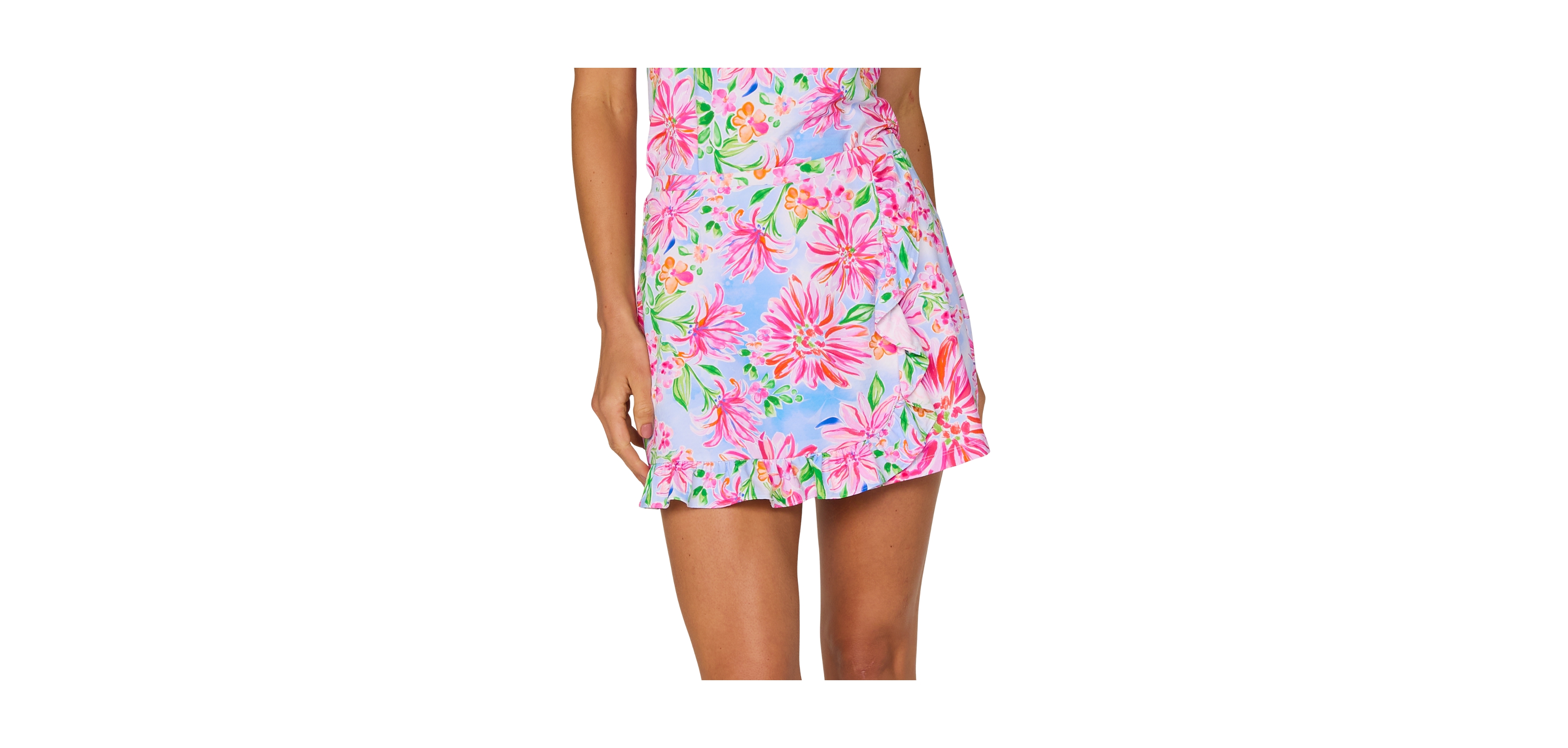 G Lifestyle Clothing Women's Ruffle Wrap Skirt