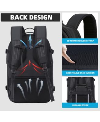 Vacuum Compression Travel Backpack, 60L Expandable VacPack with Pump, Ideal for Business Laptop Travel (Electric Air Pump Included)