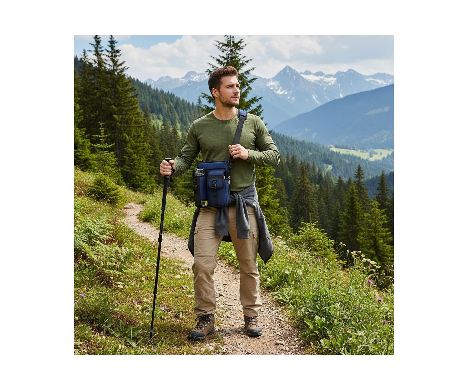 HikerPro Waterproof Sling Satchel