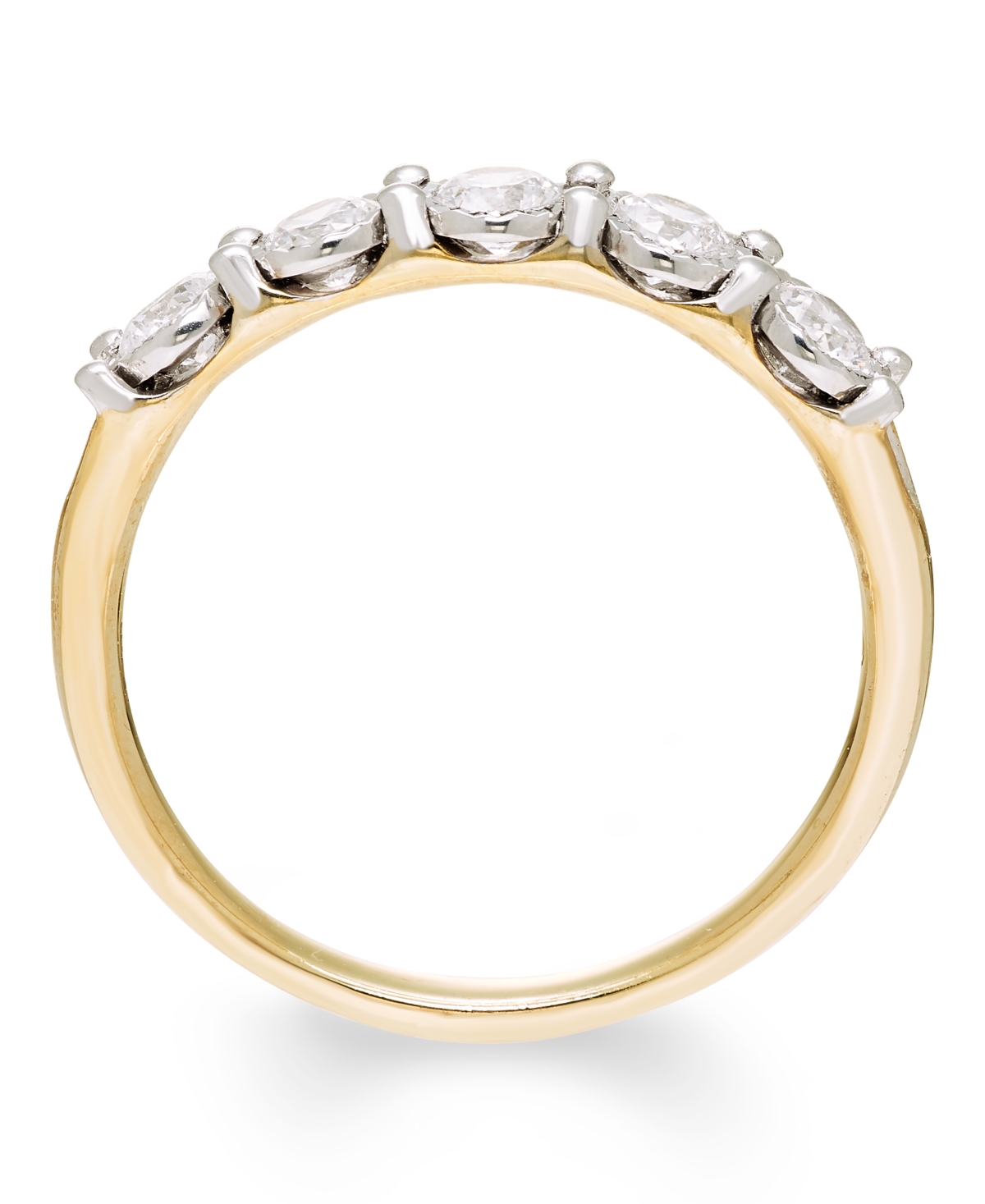 Macy's Diamond Band Ring (1/2 ct. t.w.) in 14k Yellow Gold