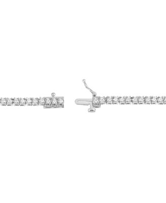 Diamond (3 ct. t.w.) Necklace in Sterling Silver
