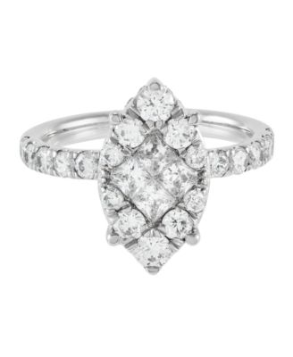 Diamond Engagement Ring (2 ct. t.w.) in 10k White Gold