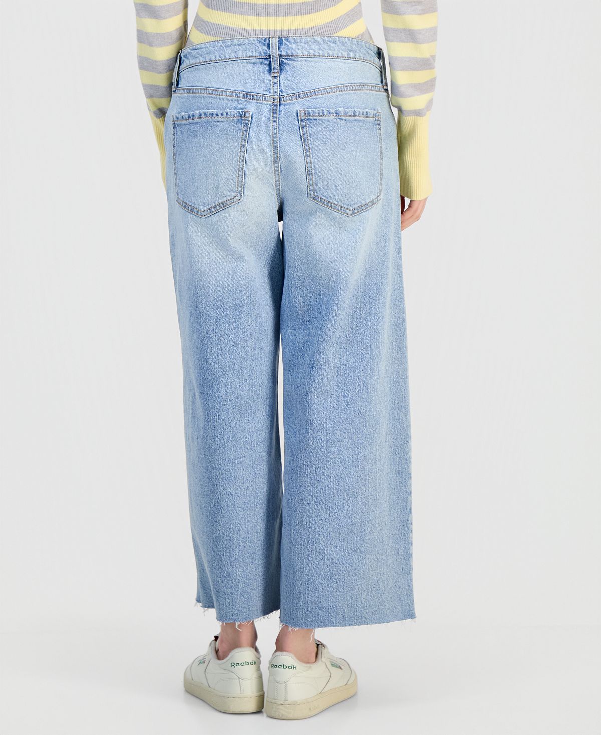 Celebrity Pink Juniors' Raw-Hem Wide-Leg Jeans view 8 — MAYCSS fashion products