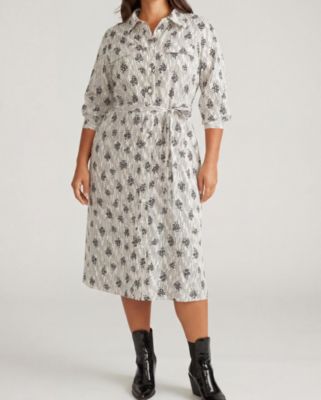 Plus Size Cooling Stretch Cupro Savannah Dress
