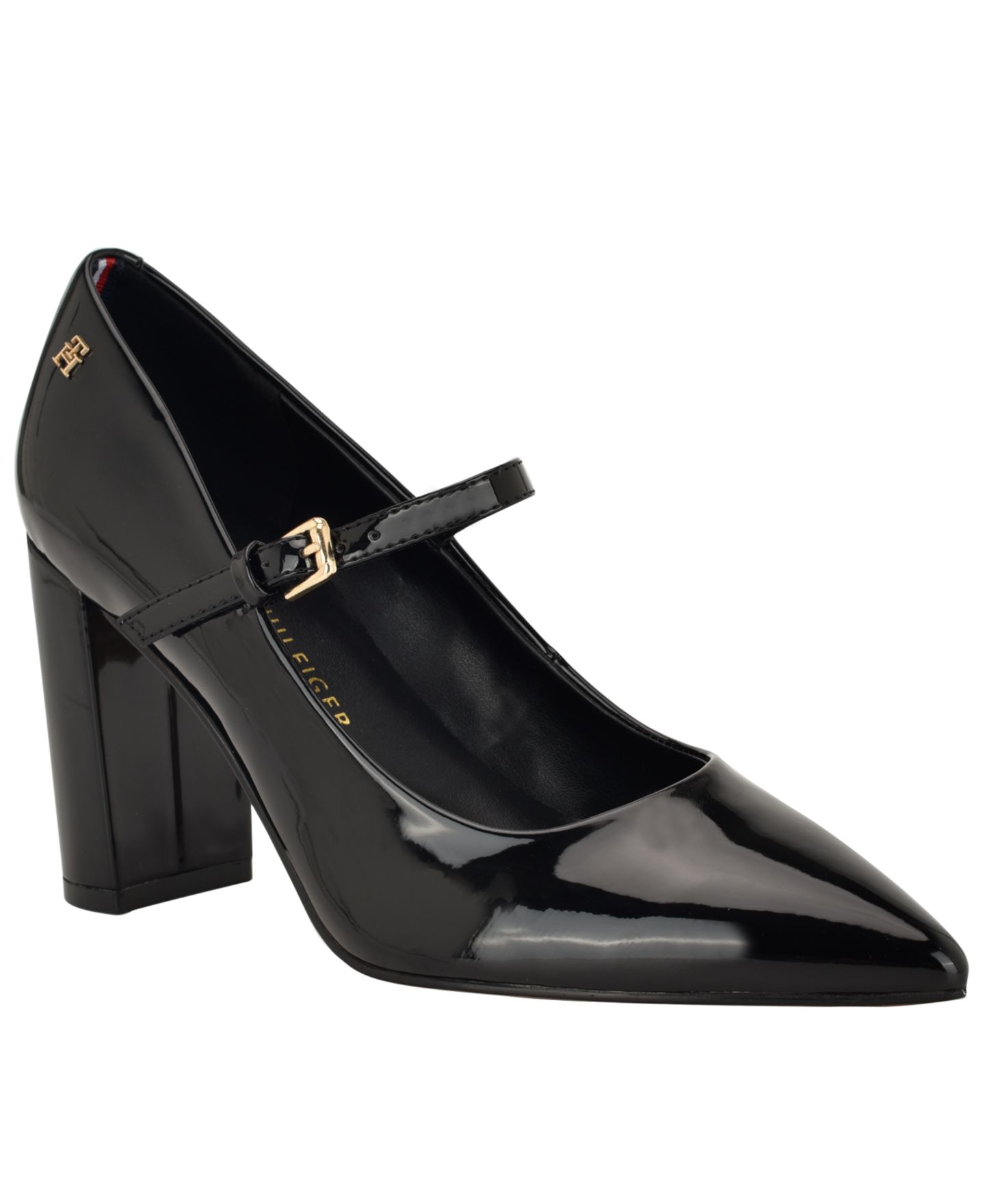 Женские туфли Tommy Hilfiger Aveniz Mary Jane Block Heel Pump, цвет: Чёрный — фото 1