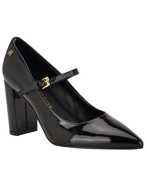 Женские туфли Tommy Hilfiger Aveniz Mary Jane Block Heel Pump, цвет: Чёрный
