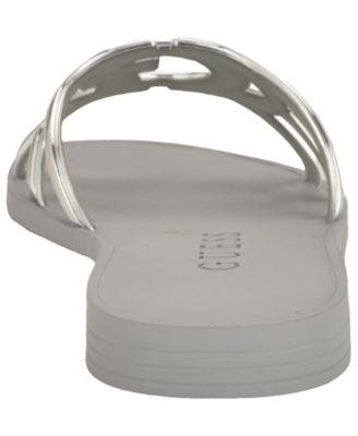 Women's Elyho Jelly Cutout Logo Flat Sandals