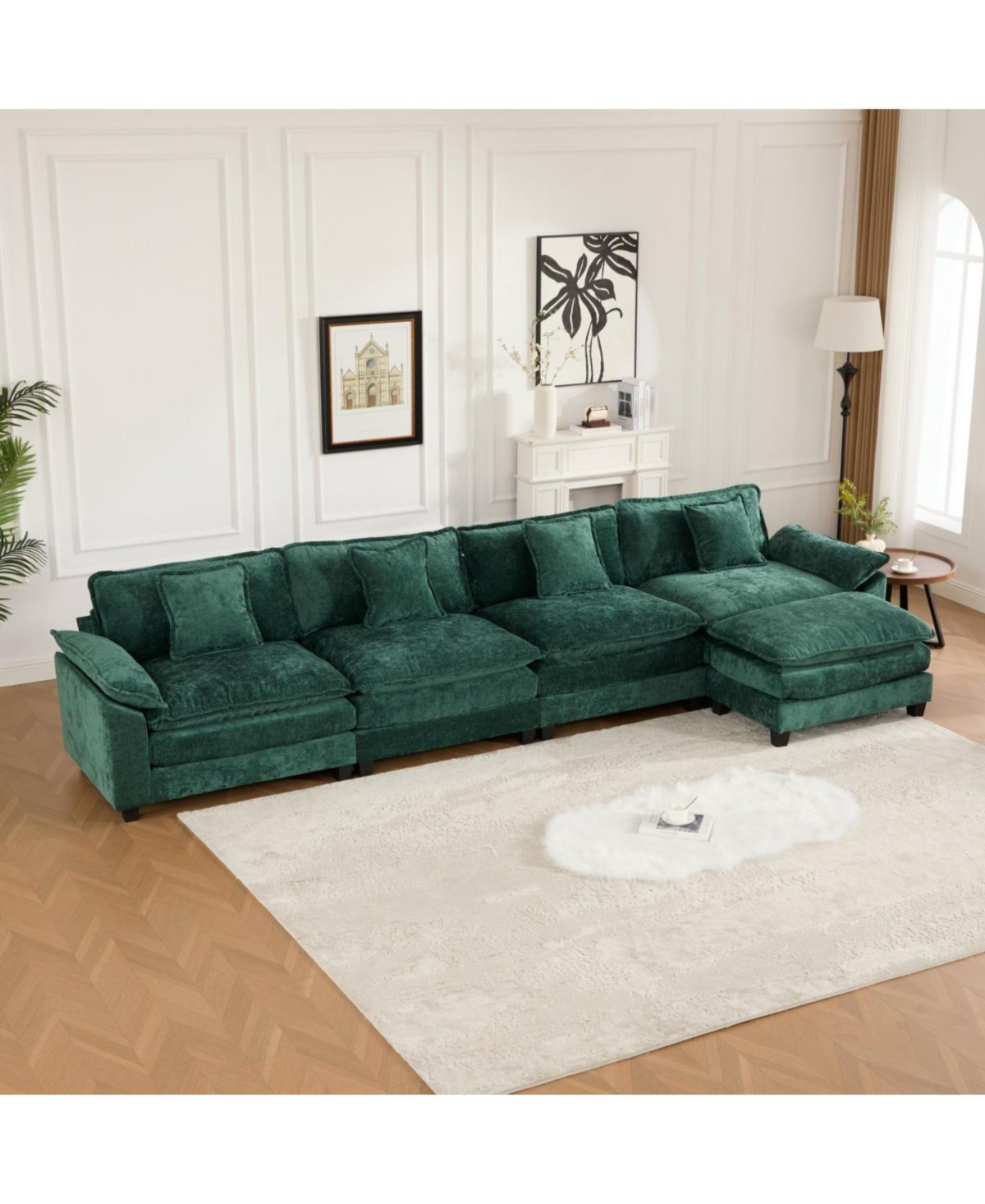 Streamdale Furniture Streamdale Cloud Couch: Flexible, Modular Chenille Sofa for Ultimate Comfort