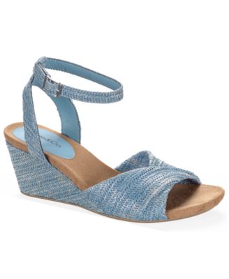 Women's Milliee Round Toe Wedge Sandals, Macy's Exclusive