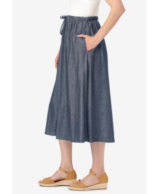 Women's Within Drawstring Denim Skirt