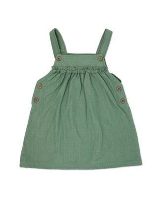 Baby Girls' Fall Sprigs Print Jumper, Bodysuit and Headband, 3-Piece Set