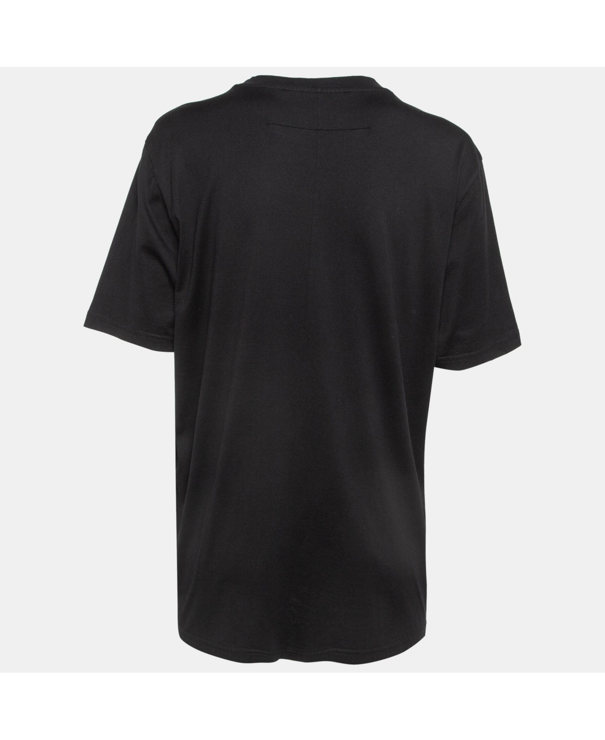 Pre-Owned Givenchy Women's Black Bambi Print Cotton Oversized T-Shirt