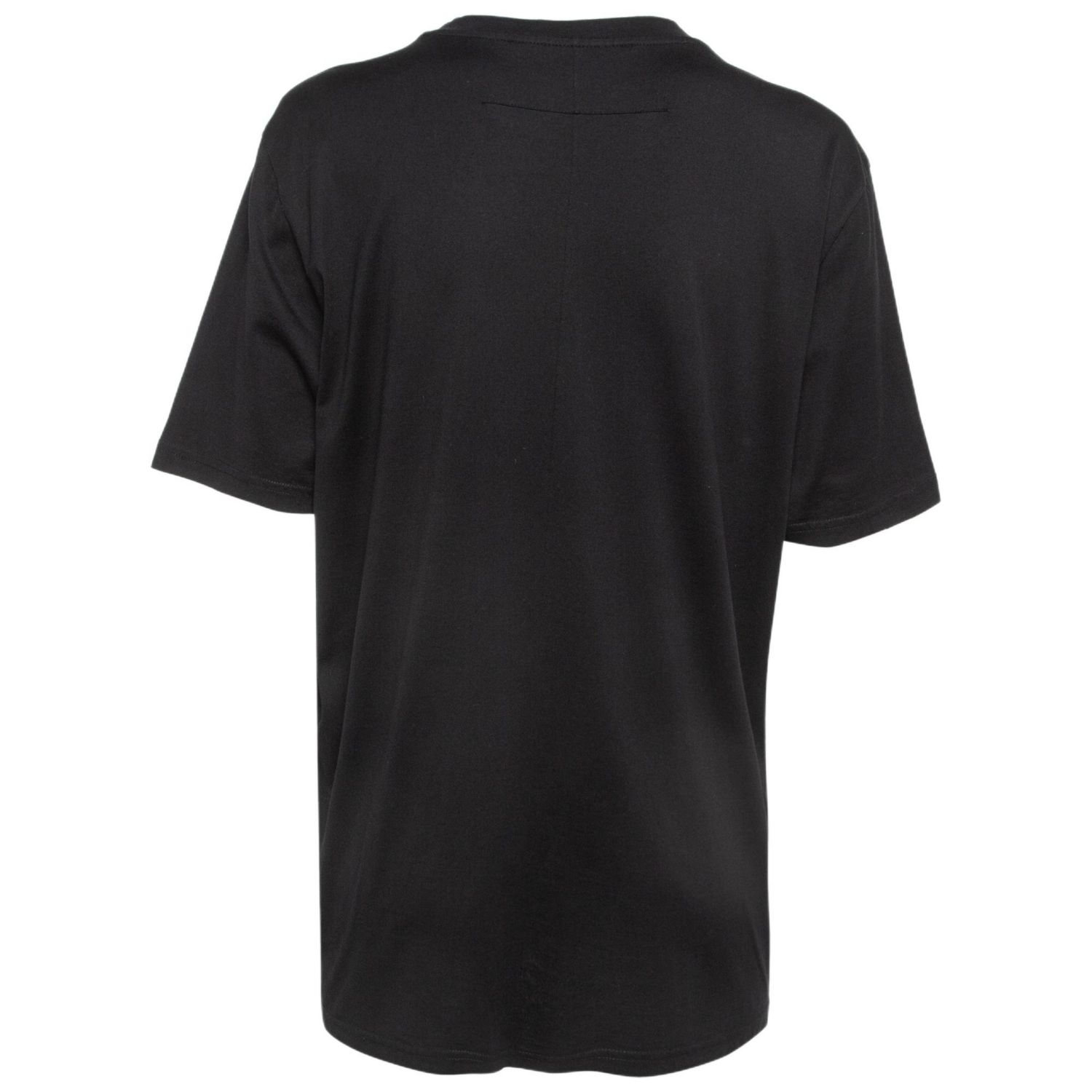 Women's Black Bambi Print Cotton Oversized T-Shirt