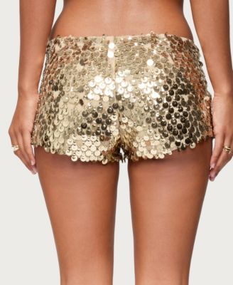 Women's Macie Sequin Micro Shorts