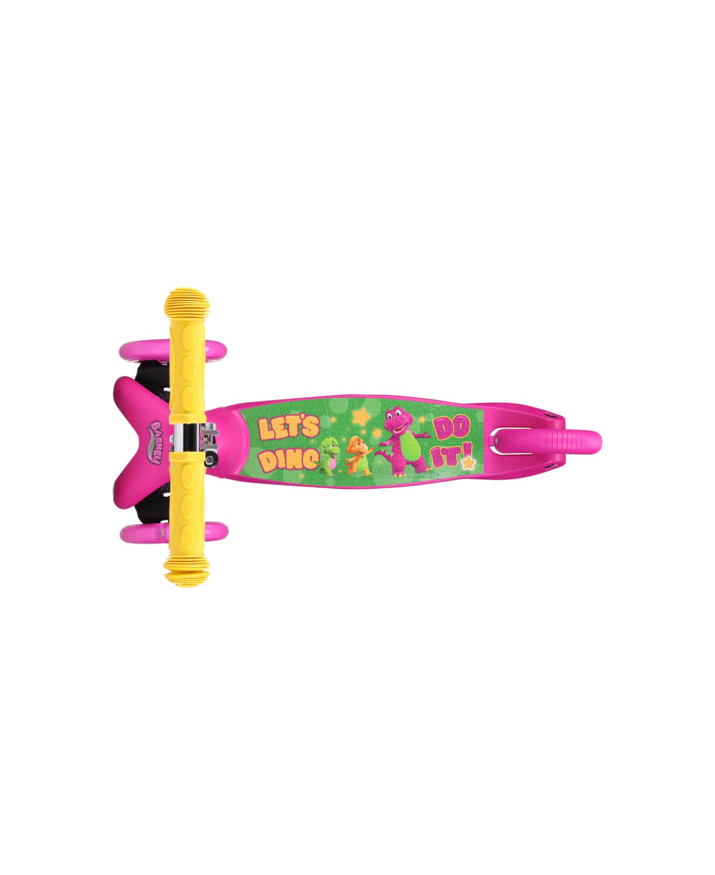 Детская игрушка Barney Tilt and Turn Scooter Light Up Wheels — фото 3