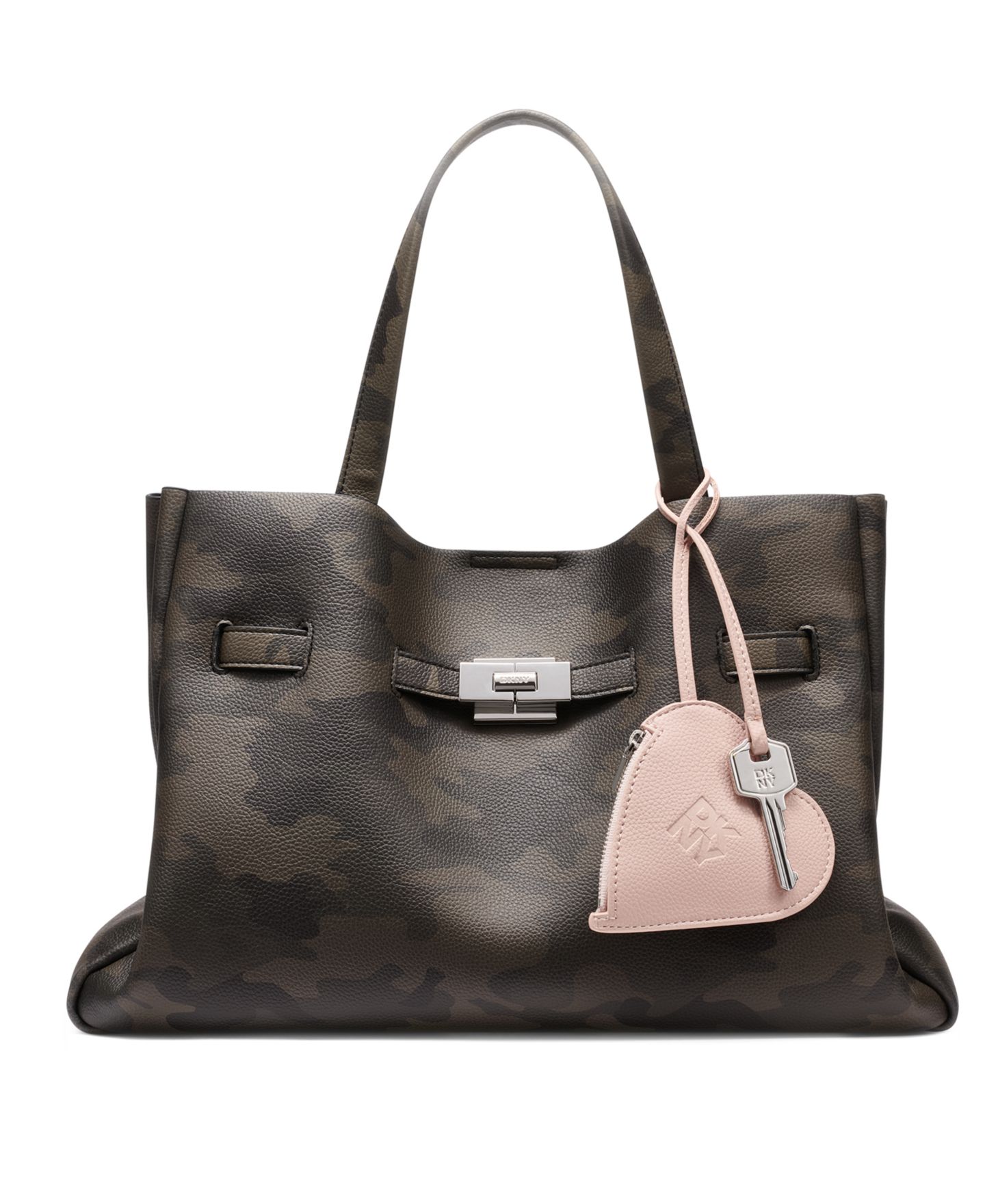 Женская сумка DKNY Bryar Large Satchel, цвет: Камуфляж — фото 1