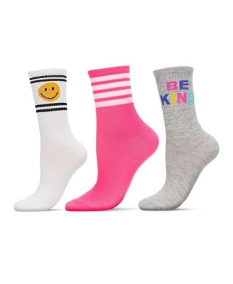 Women's 3 Pair Bundle Active Crew Socks