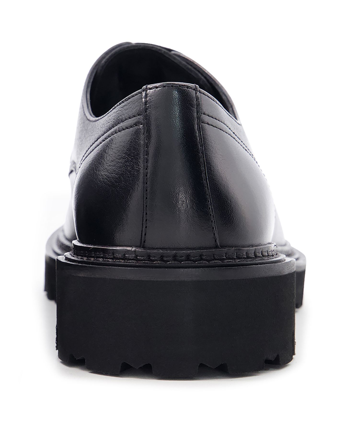Обувь Anthony Veer Men's Barrett Moc Derby Round-Toe Shoe, цвет: Чёрный — фото 3